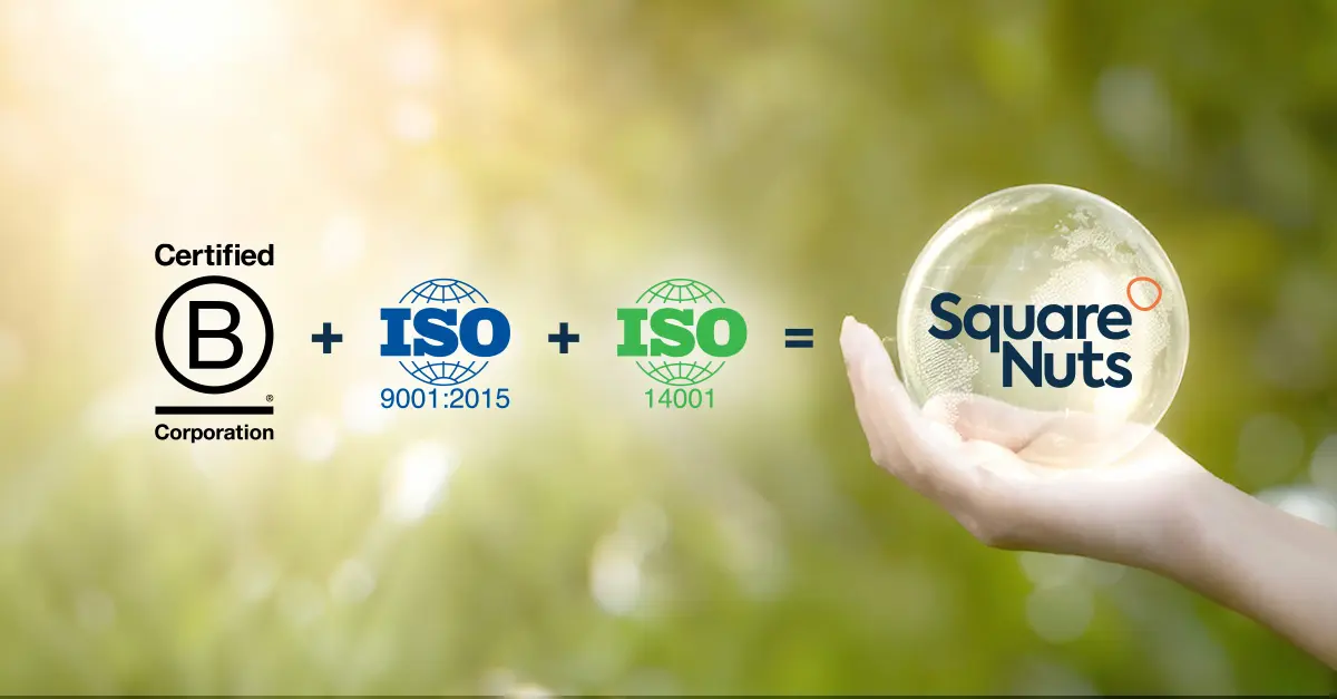 SquareNuts est désormais certifié ISO 9001 & ISO 14001 : un gage de qualité et de durabilité